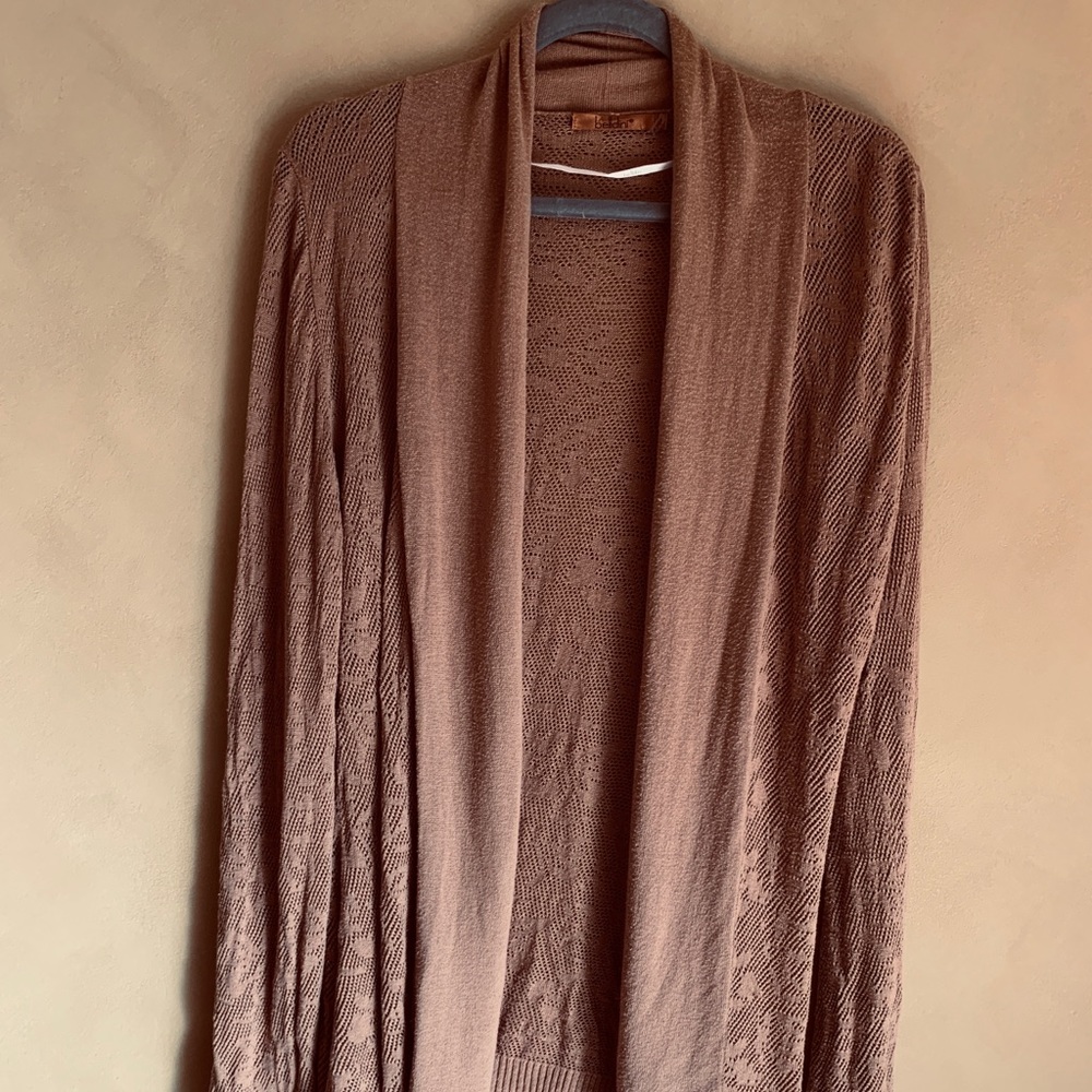 Tan lightweight cardigan